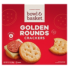 Bowl & Basket Crackers Golden Rounds, 1 Each