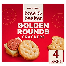 Bowl & Basket Golden Rounds, Crackers, 13.7 Ounce