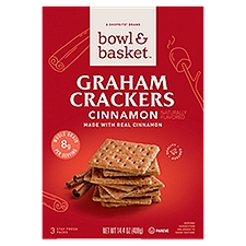 Bowl & Basket Graham Crackers Cinnamon, 14.4 Ounce