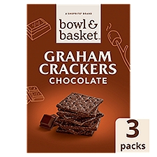 Bowl & Basket Chocolate Graham Crackers, 3 count, 14.4 oz