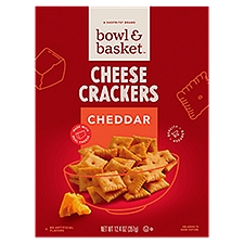 Bowl & Basket Cheddar Cheese, Crackers, 12.4 Ounce