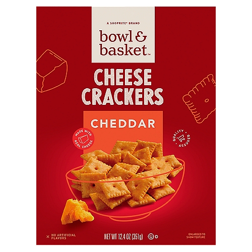 Bowl & Basket Cheddar Cheese Crackers, 12.4 oz