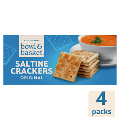Bowl & Basket Original Saltine Crackers, 4 count, 16 oz