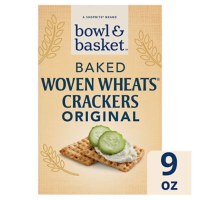 Bowl & Basket Original Baked Woven Wheats Crackers, 9 oz
