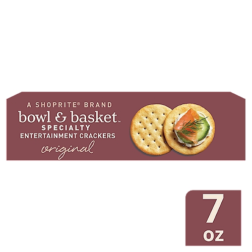 Bowl & Basket Specialty Original Entertainment Crackers, 7 oz