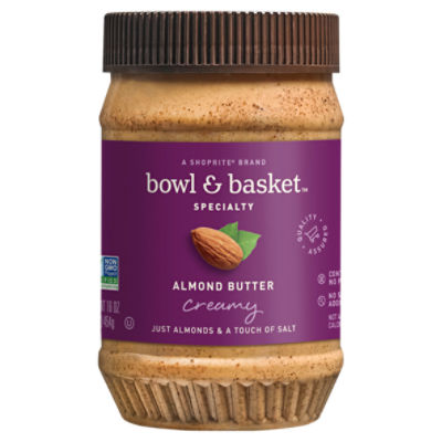 Bowl & Basket Specialty Creamy Almond Butter, 16 oz, 16 Ounce