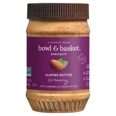 Bowl & Basket Specialty Creamy Almond Butter KFP, 16 oz, 16 Ounce