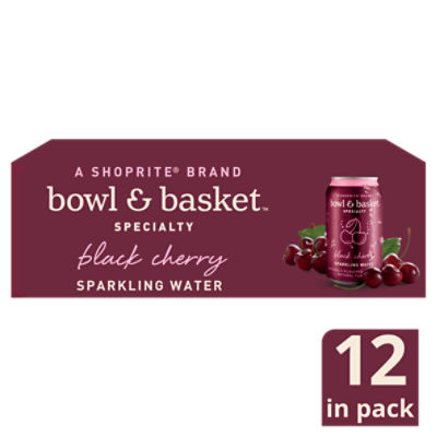Bowl & Basket Specialty Black Cherry, Sparkling Water