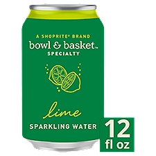 Bowl & Basket Specialty Lime Sparkling Water, 12 fl oz