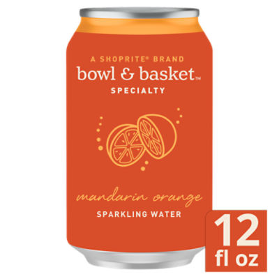 Bowl & Basket Specialty Mandarin Orange Sparkling Water, 12 fl oz