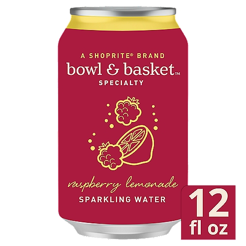 Bowl & Basket Specialty Raspberry Lemonade Sparkling Water, 12 fl oz