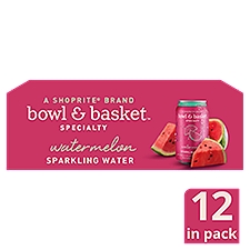 Bowl & Basket Specialty Sparkling Water Watermelon, 144 Fluid ounce
