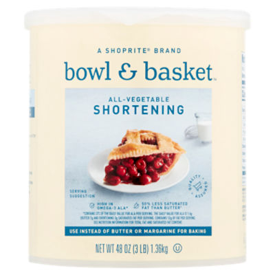 Bowl & Basket All-Vegetable Shortening, 48 oz