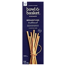 Bowl & Basket Specialty Breadsticks Traditional, 4.3 Ounce