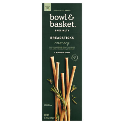 Bowl & Basket Specialty Rosemary Breadsticks, 4.25 oz