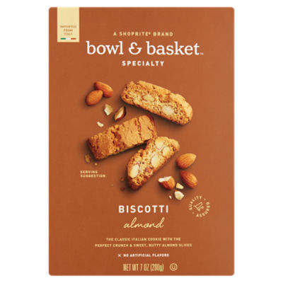 Bowl & Basket Specialty Almond Biscotti, 7 oz
