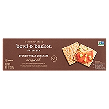 Bowl & Basket Specialty Original, Stoned Wheat Crackers, 8.8 Ounce