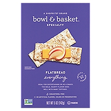 Bowl & Basket Specialty Everything, Flatbread, 5 Ounce