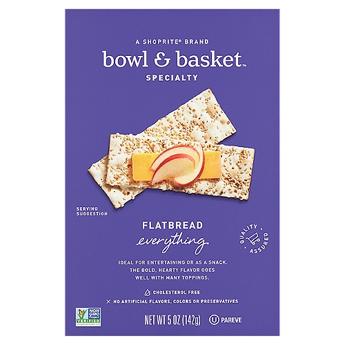 Bowl & Basket Specialty Everything Flatbread, 5 oz