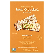 Bowl & Basket Specialty Sesame Flatbread, 5 oz, 5 Ounce