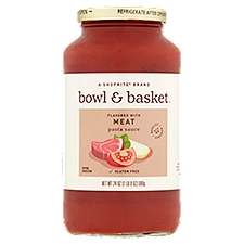 Bowl & Basket Pasta Sauce Flavored with Meat, 24 Ounce