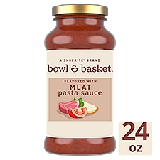 Bowl & Basket Flavored with Meat Pasta Sauce, 24 oz, 24 Ounce