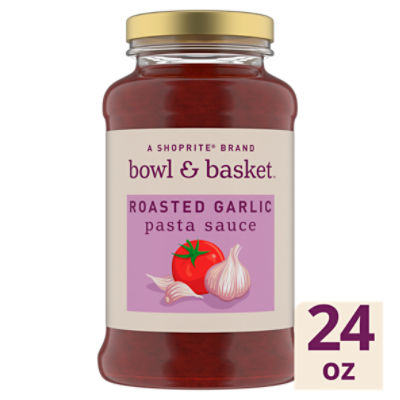Bowl & Basket Roasted Garlic Pasta Sauce, 24 oz, 24 Ounce
