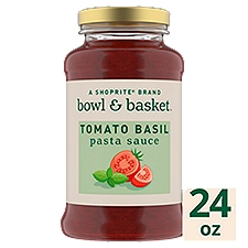 Bowl & Basket Tomato Basil Pasta Sauce, 24 oz