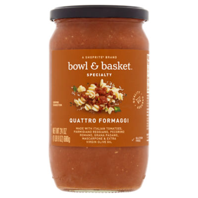 Bowl & Basket Specialty Quattro Formaggi Sauce, 24 oz