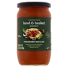 Bowl & Basket Specialty Pomodoro Basilico, Sauce, 24 Ounce