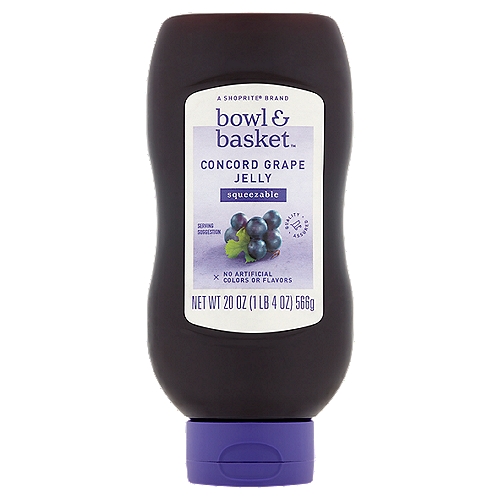 Bowl & Basket Squeezable Concord Grape Jelly, 20 oz