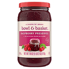 Bowl & Basket Raspberry Preserves, 18 oz, 18 Ounce