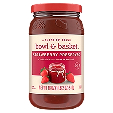 Bowl & Basket Strawberry Preserves, 18 oz, 18 Ounce