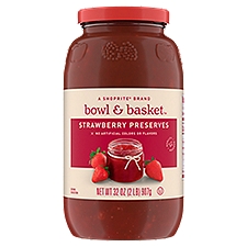 Bowl & Basket Strawberry Preserves, 32 oz, 32 Ounce
