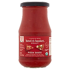 Bowl & Basket Specialty Organic, Pizza Sauce, 15.4 Ounce