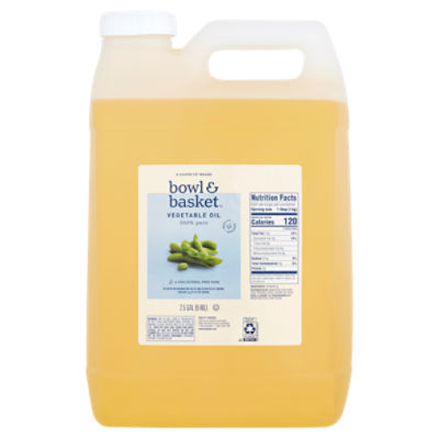 Bowl & Basket 100% Pure Vegetable Oil, 2.5 gal, 2.5 Gallon