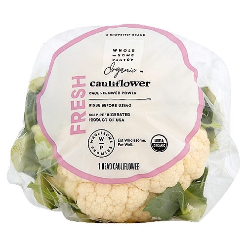 Wholesome Pantry Organic Fresh Cauliflower, 1 count