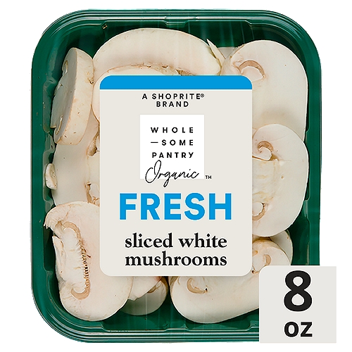 Wholesome Pantry Organic Sliced White Mushrooms, 8 oz