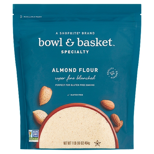 Bowl & Basket Specialty Super Fine Blanched Almond Flour, 1 lb