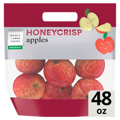 Wholesome Pantry Organic Honeycrisp Apples, 48 oz, 3 Pound