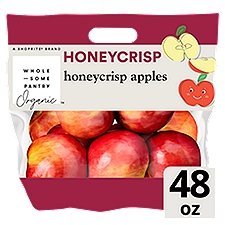 Wholesome Pantry Organic Apples, Honeycrisp, 3 Pound