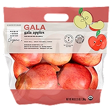 Wholesome Pantry Organic Apples, Gala, 3 Pound