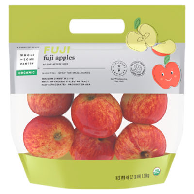 Organic Fuji Apples 3lb Bag