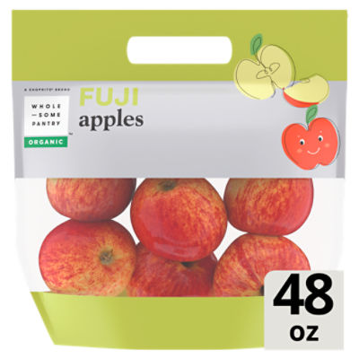 Wholesome Pantry Organic Fuji Apples, 48 oz, 48 Ounce