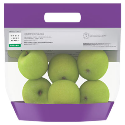 Wholesome Pantry Organic Granny Smith Apples, 3 lb bag Image 3 of 3