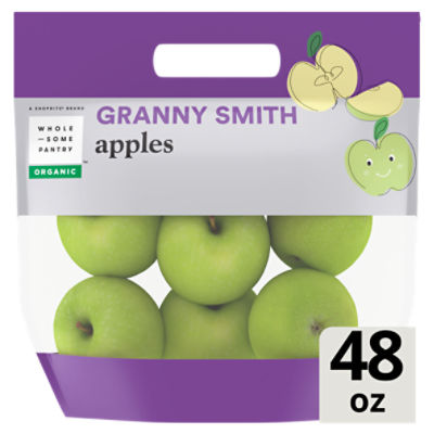 Wholesome Pantry Organic Granny Smith Apples, 48 oz, 48 Ounce