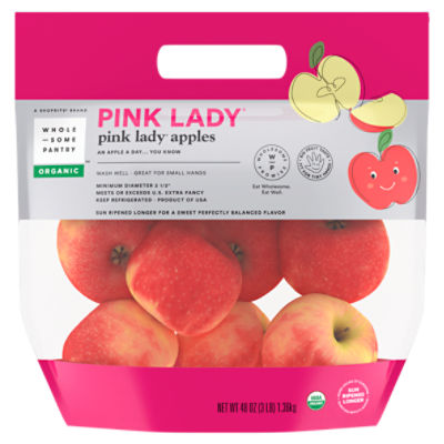 Wholesome Pantry Organic Pink Lady Apples, 48 oz