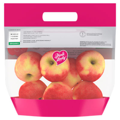 Wholesome Pantry Organic Pink Lady Apples, 3 lb bag