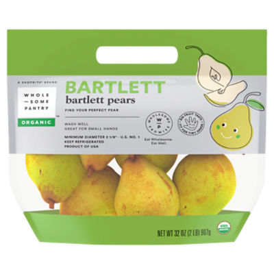 Fresh Bartlett Pears, 3 lb Bag