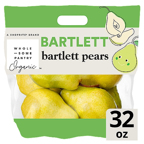 Wholesome Pantry Organic Bartlett Pears, 32 oz